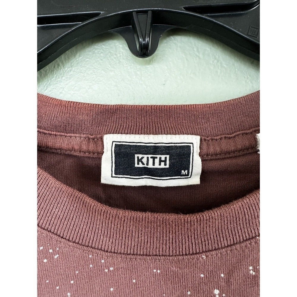 Kith T Shirt Horses Mountains Burgundy Red 100% Cotton Rare Size Men’s M Graphic - Picture 4 of 9